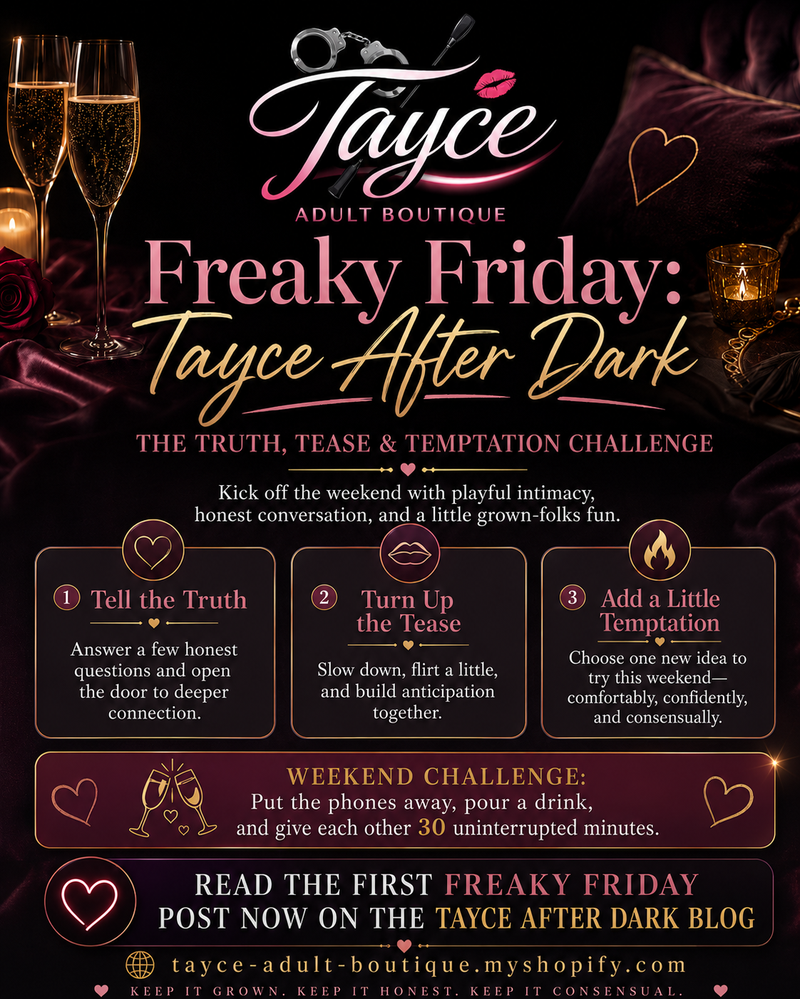 Freaky Friday: The Truth, Tease & Temptation Challenge