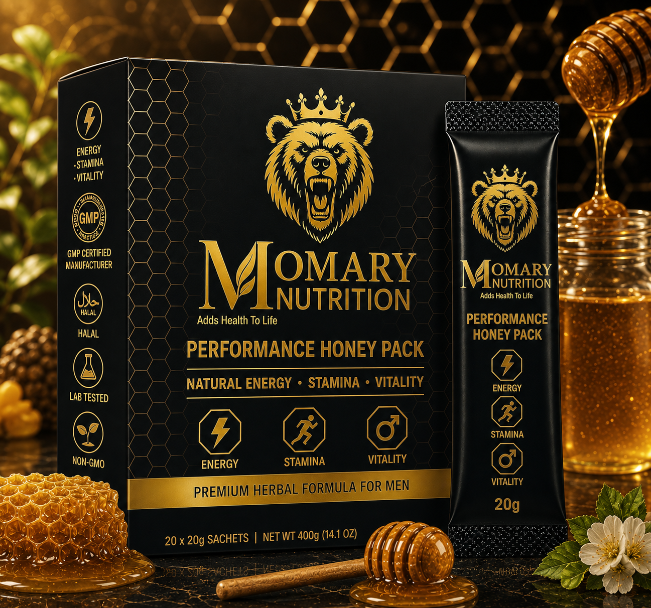 Momary Nutrition Performance Honey Pack