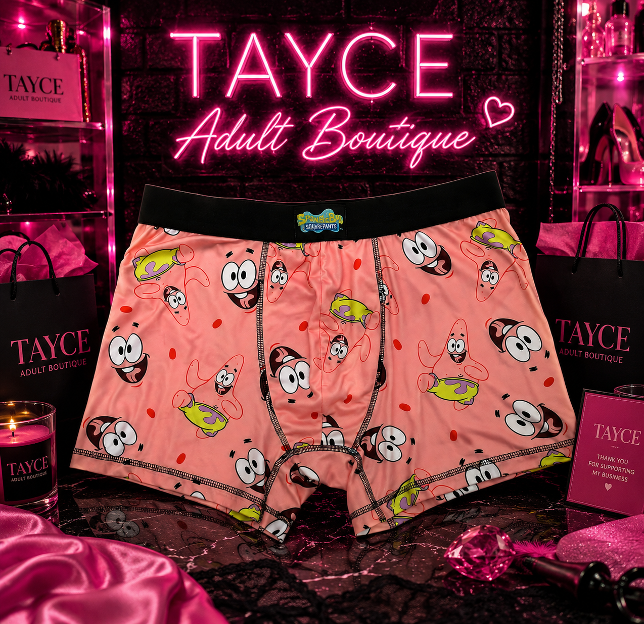 Patrick Star Boxer Briefs – Medium