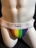 Rainbow Jock Strap - XL