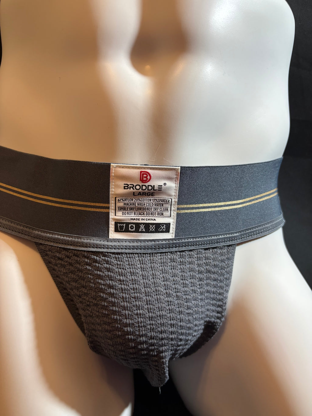 Grey Jock Strap Large